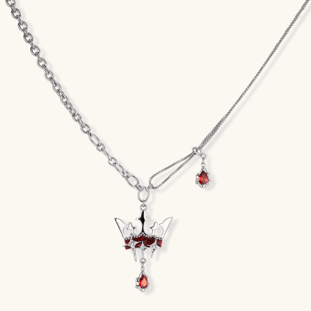 Royal Crown Statement Necklace - HILO ROJO