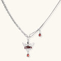Royal Crown Statement Necklace - HILO ROJO