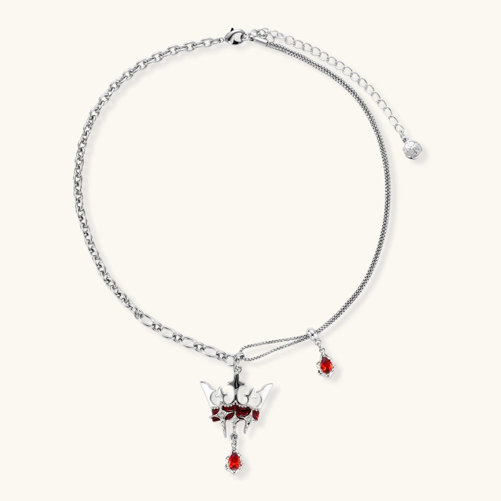 Royal Crown Statement Necklace - HILO ROJO