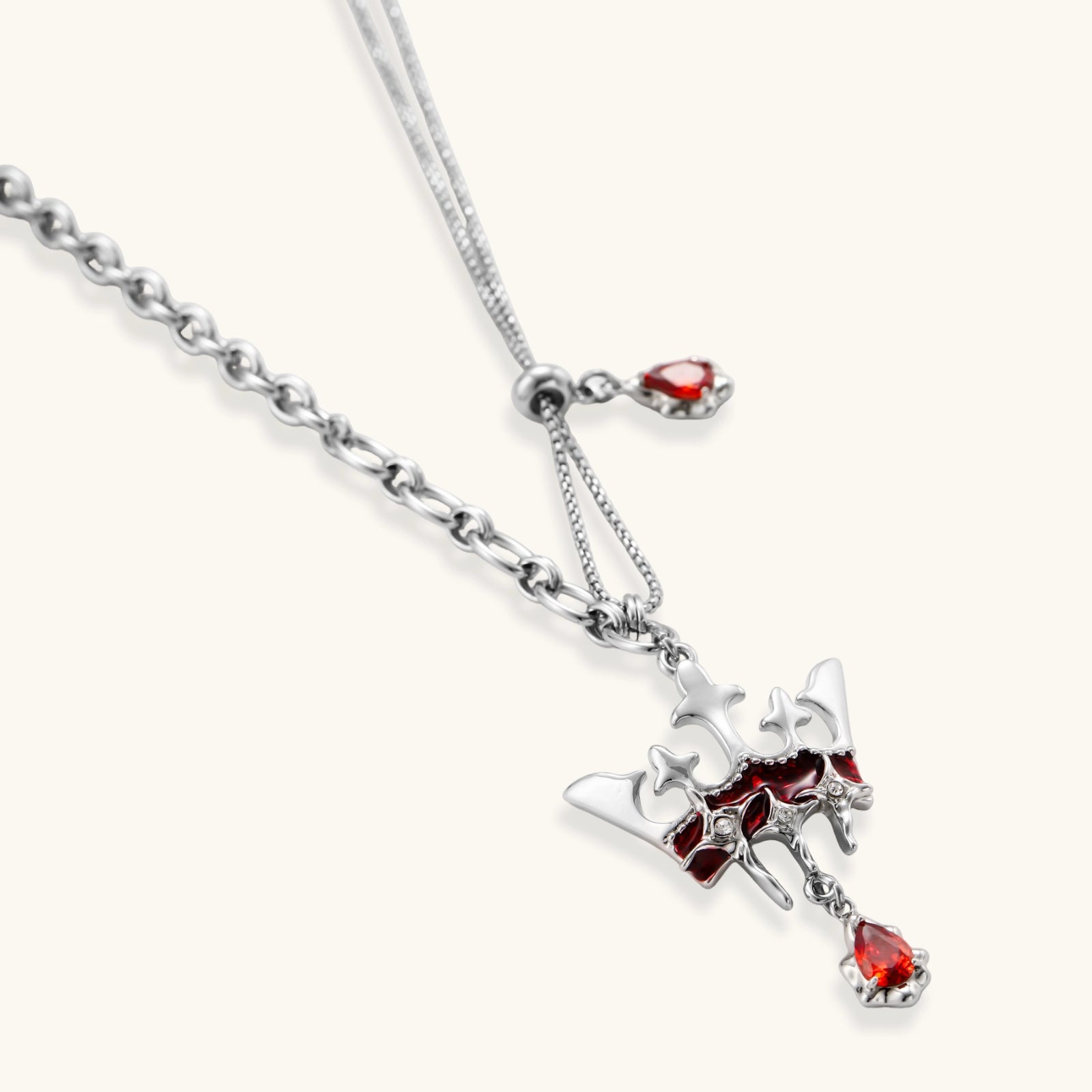 Royal Crown Statement Necklace - HILO ROJO
