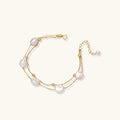 Baroque Pearl Layered Bracelet - HILO ROJO