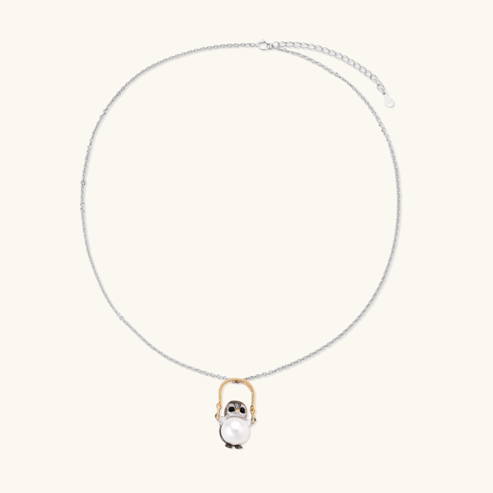 Wise Owl Pearl Necklace - HILO ROJO