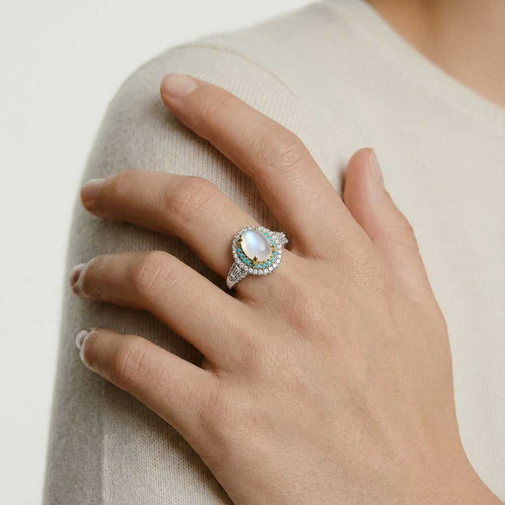 Mystic Halo Ring - HILO ROJO
