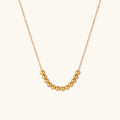 Golden Sphere Necklace - HILO ROJO