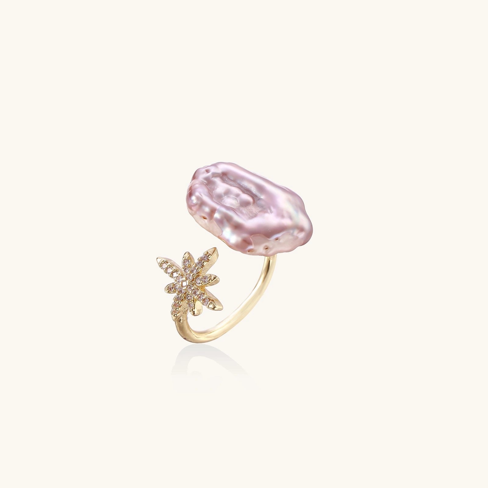 Starlit Pearl Dreams Ring - HILO ROJO