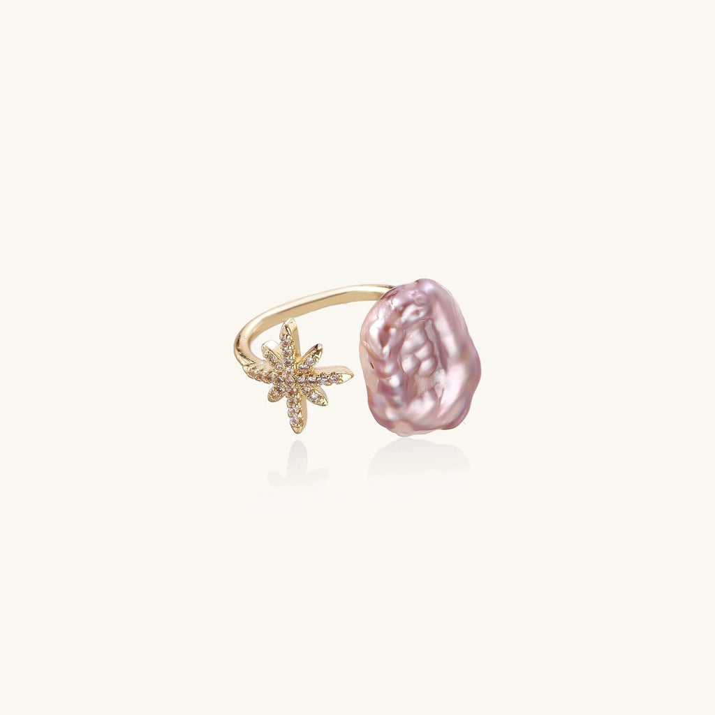 Starlit Pearl Dreams Ring - HILO ROJO