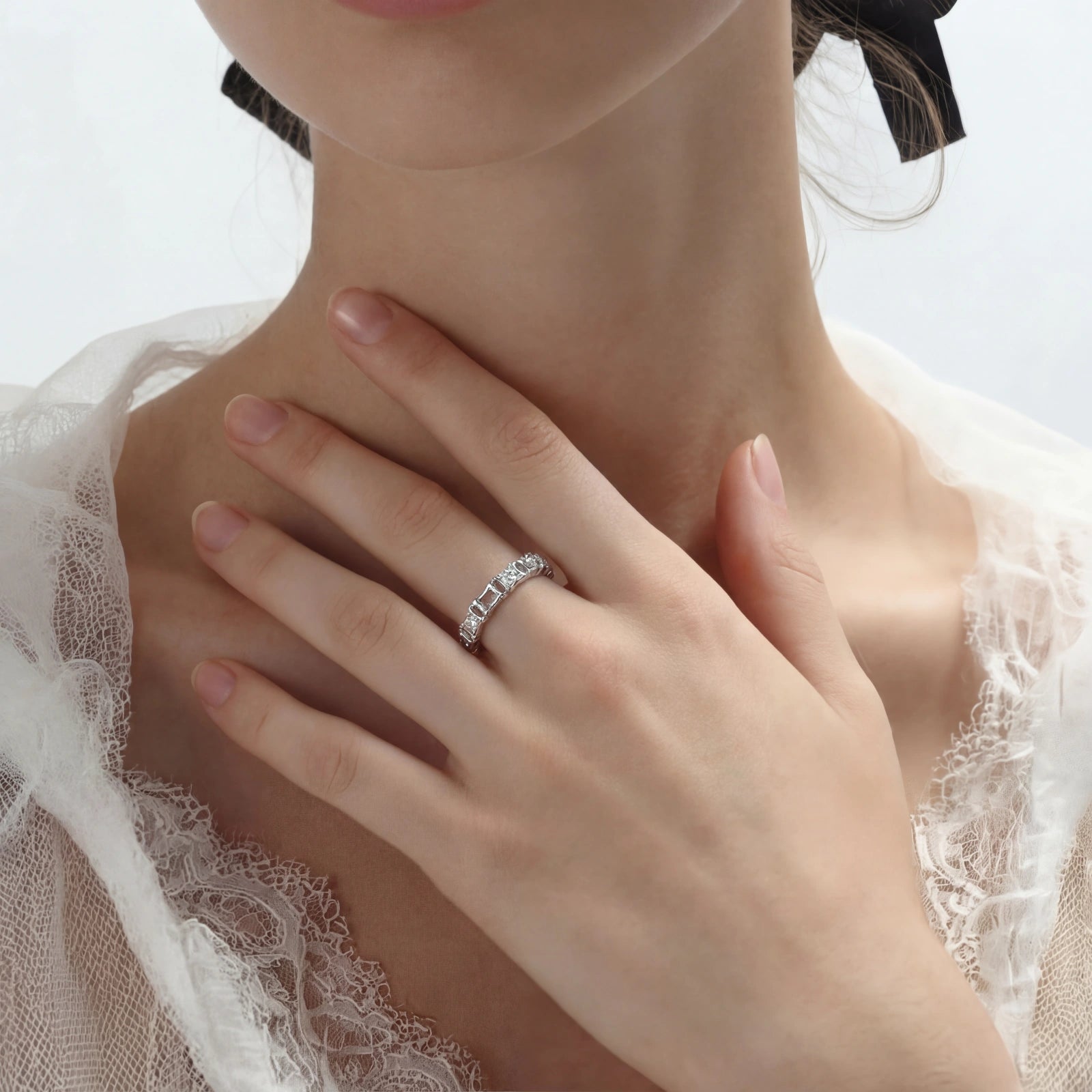 Geometric Luxe Ring - HILO ROJO
