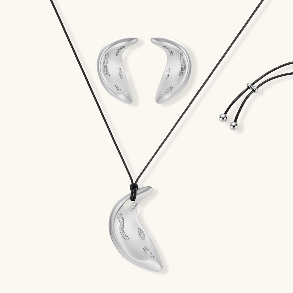 Lunar Phase Crystal Set - HILO ROJO