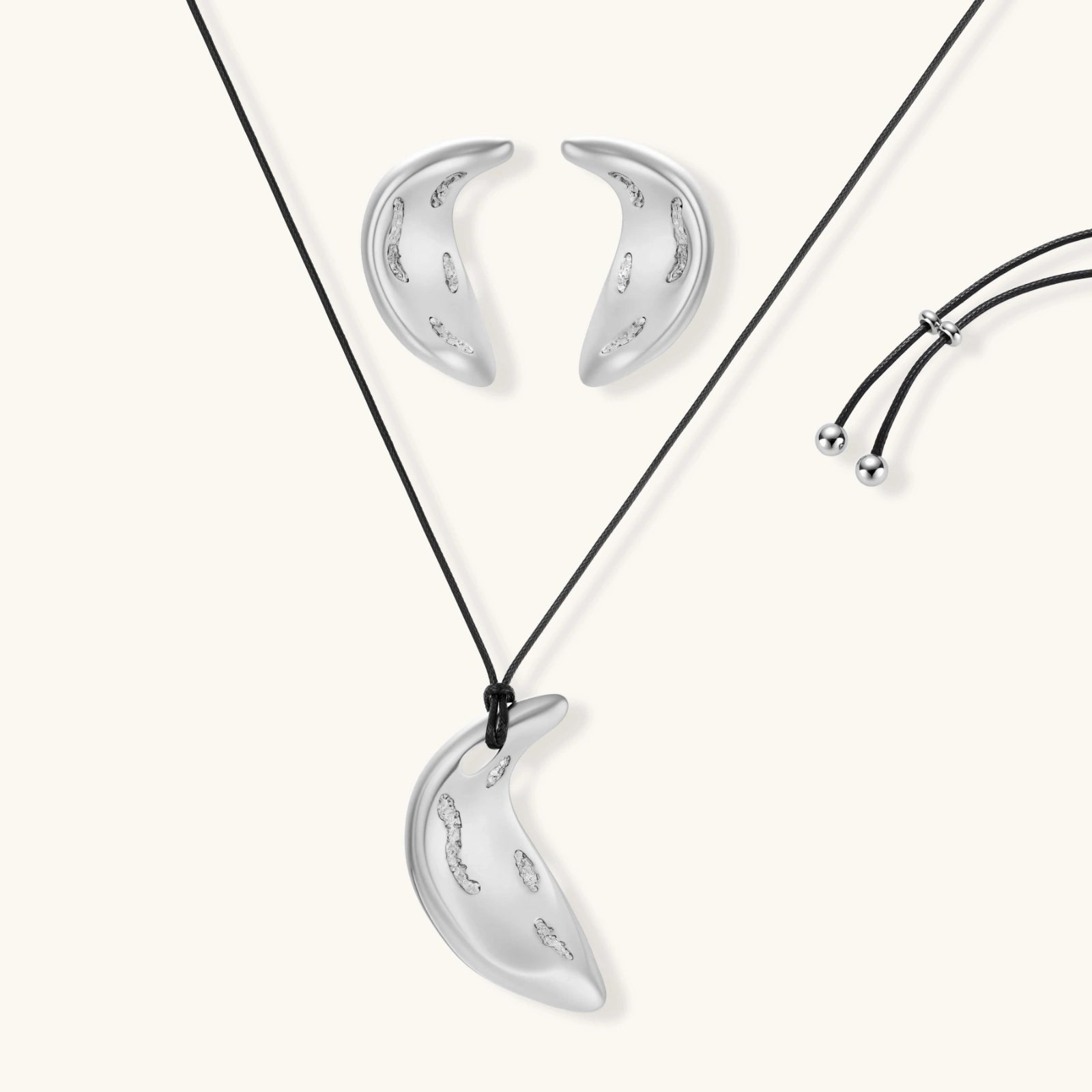 Lunar Phase Crystal Set - HILO ROJO