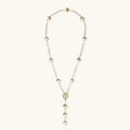 Baroque Pearl Station Necklace - HILO ROJO