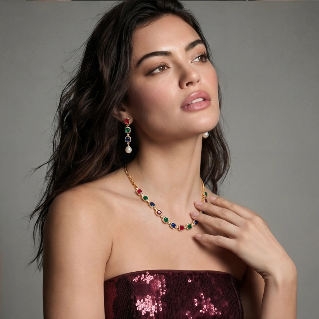 Jewel Royalty Set - HILO ROJO
