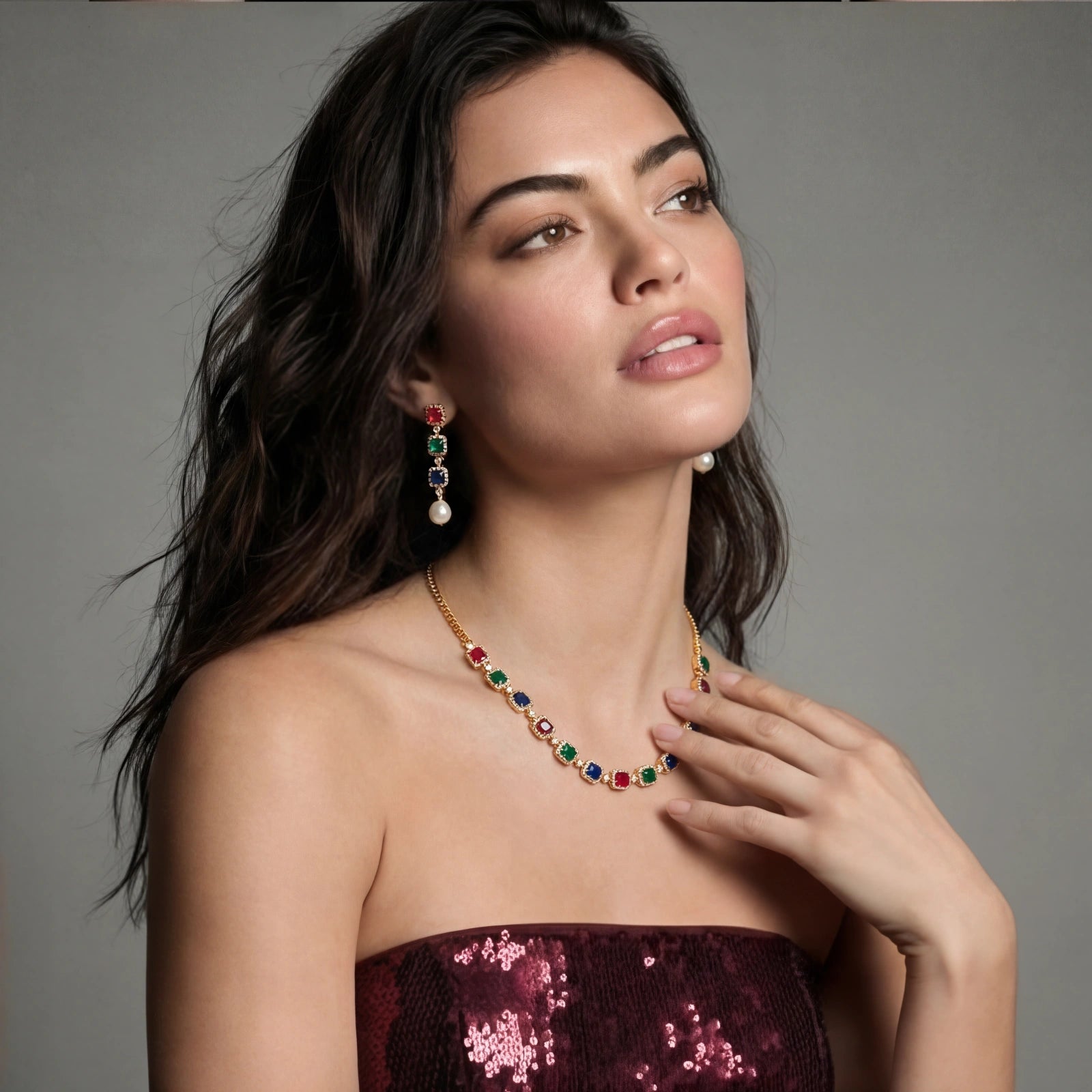 Jewel Royalty Set - HILO ROJO