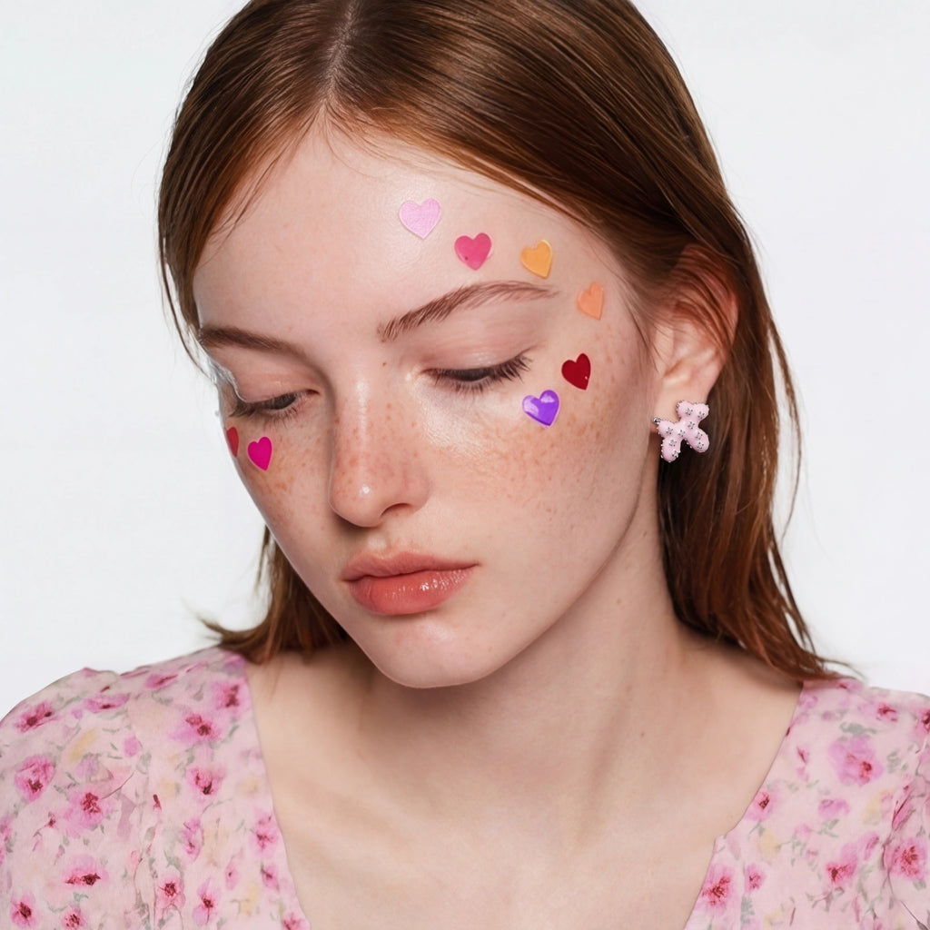 Lucky Clover Studs - HILO ROJO