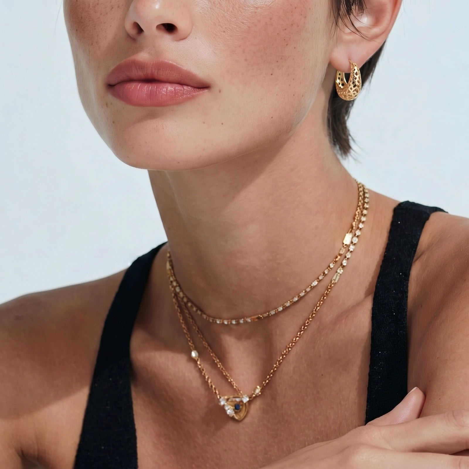 Honeycomb Dream Hoops - HILO ROJO