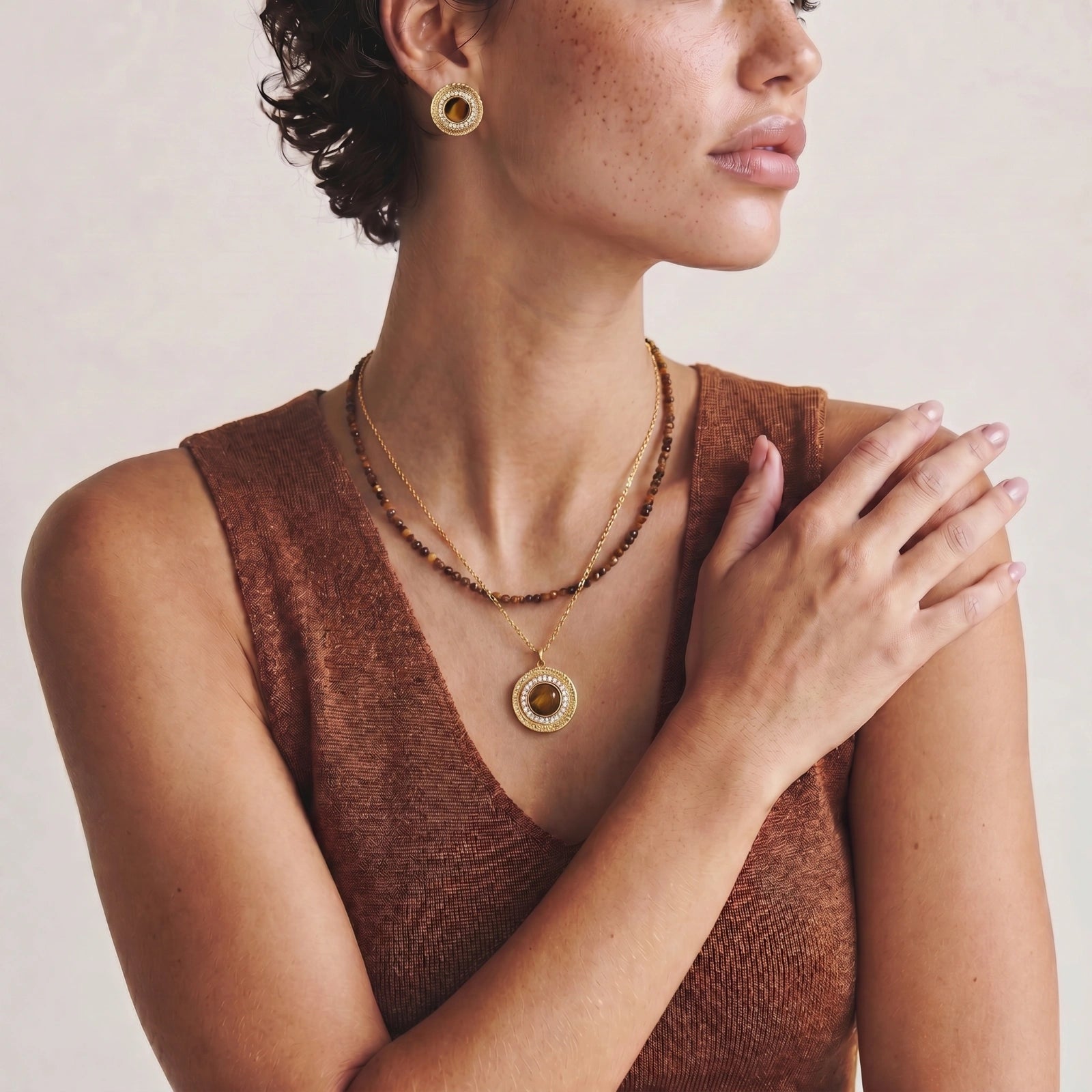 Amber Circle Set - HILO ROJO