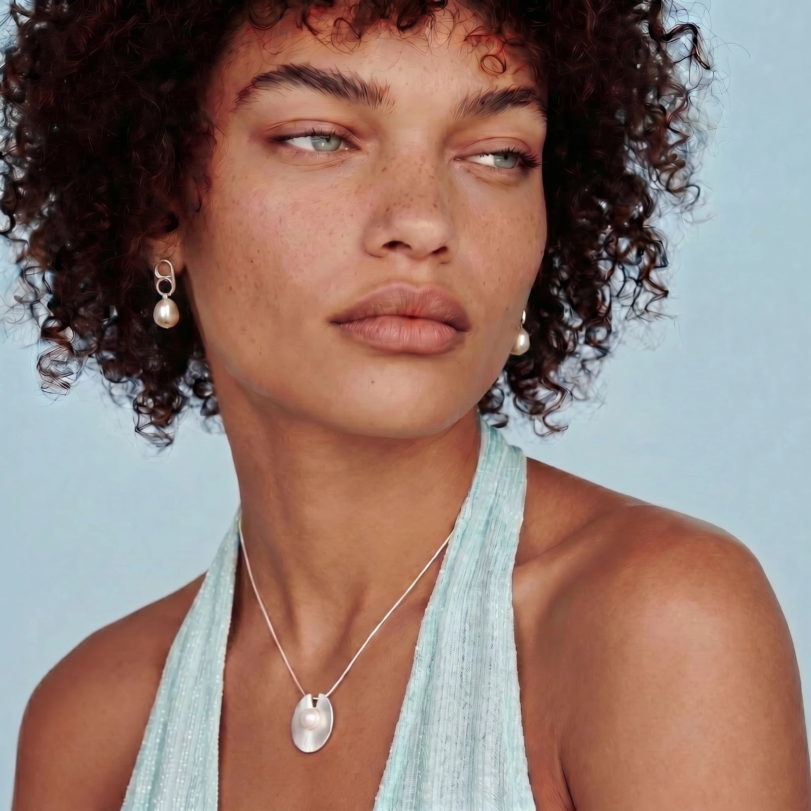 Luna Pearl Pendant - HILO ROJO