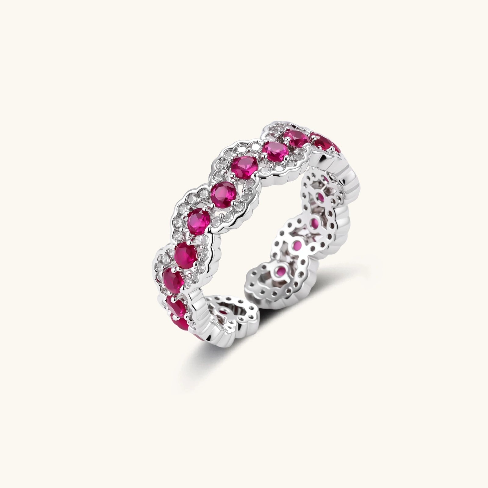 Vintage Rose Garden Ring - HILO ROJO