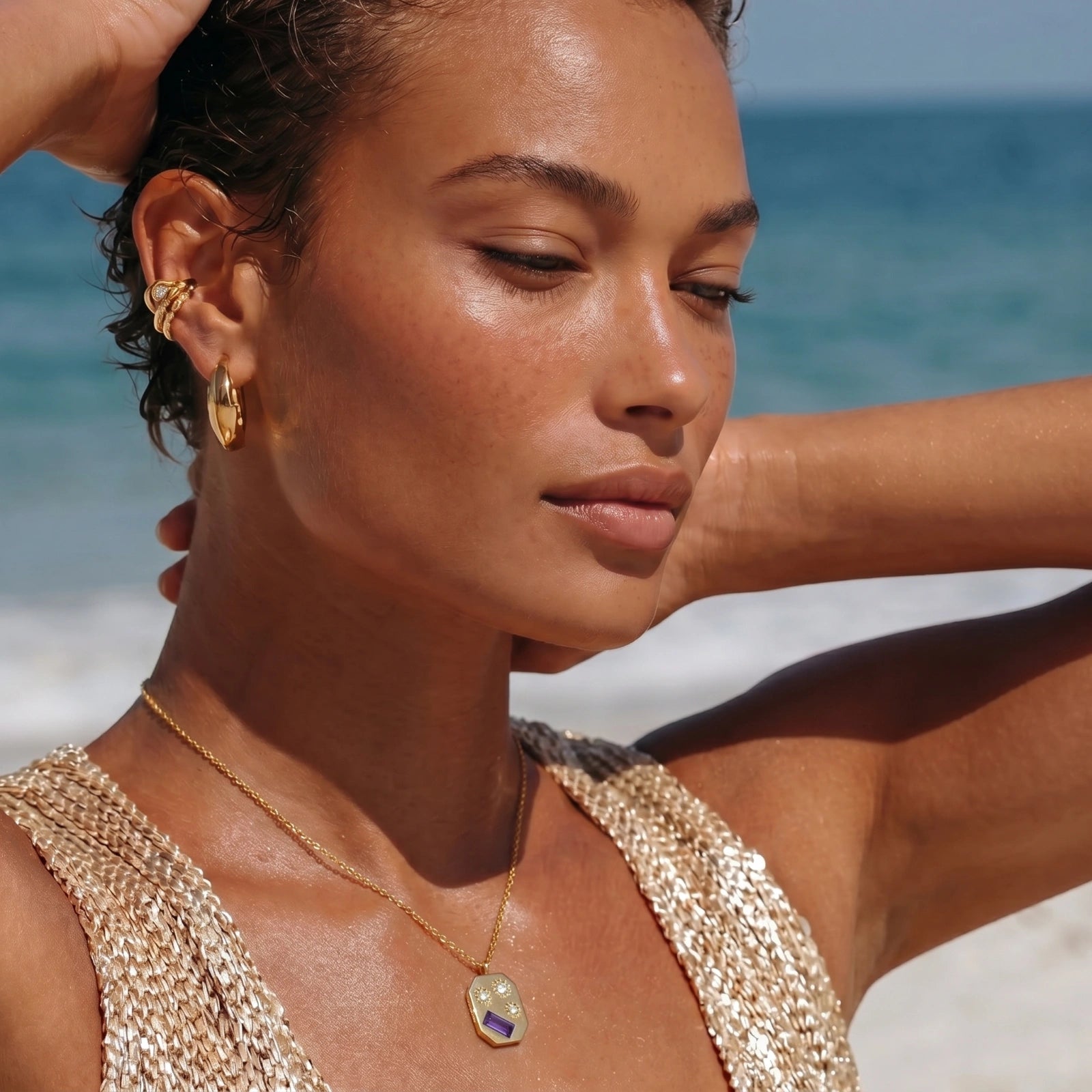 Stellar Vault Necklace - HILO ROJO