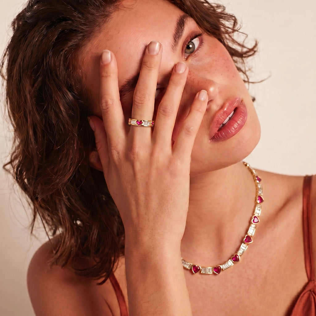 Love + Logic Ring - HILO ROJO