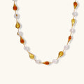 Honey Baroque Necklace - HILO ROJO