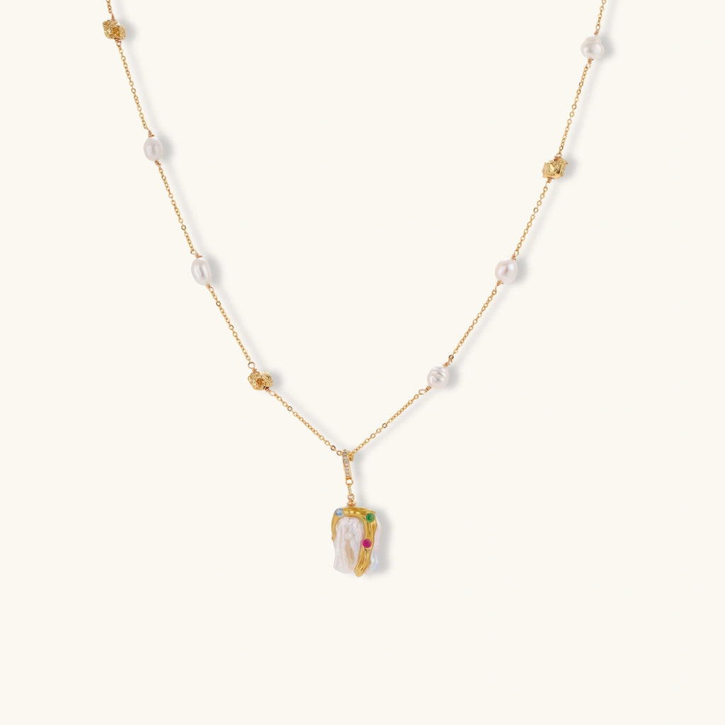 Baroque Bloom Necklace - HILO ROJO