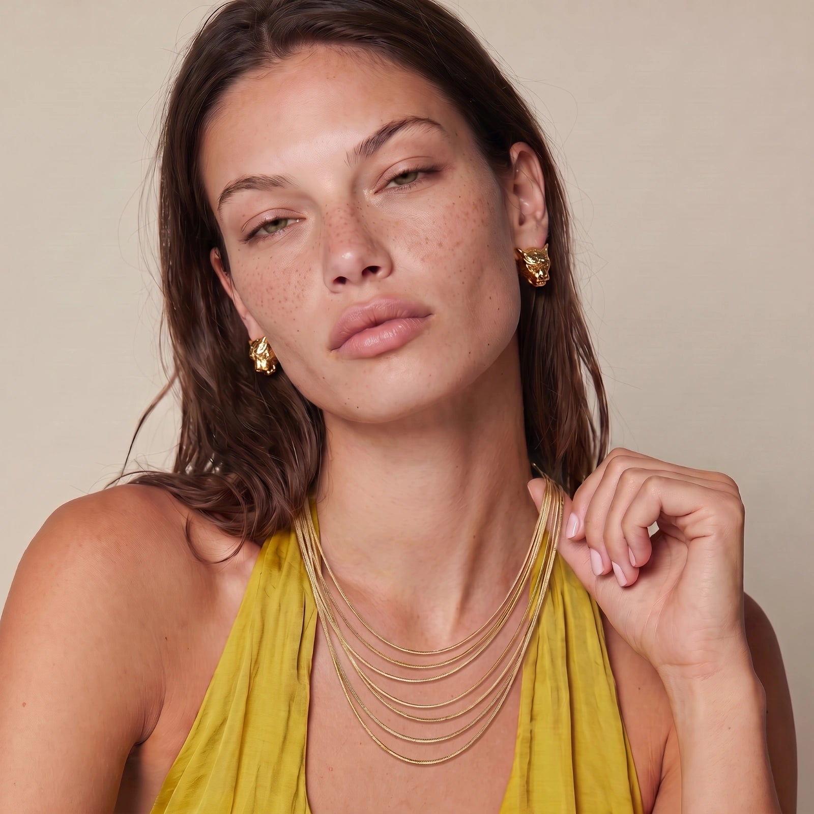 Golden Hour Layers Necklace - HILO ROJO