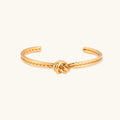 Golden Knot Cuff - HILO ROJO
