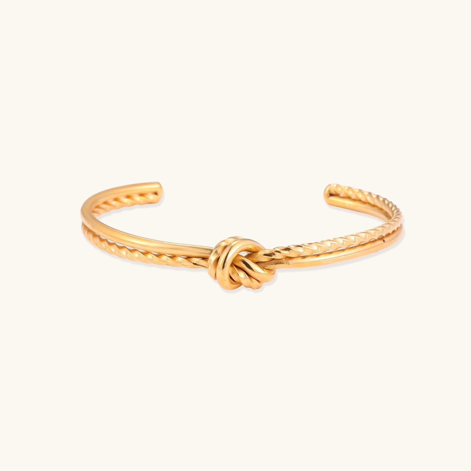 Golden Knot Cuff - HILO ROJO