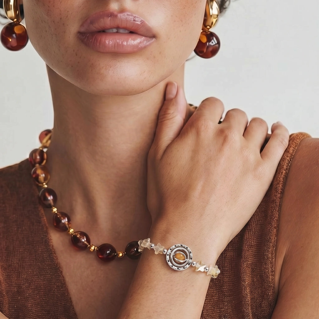 Golden Hour Energy Bracelet - HILO ROJO