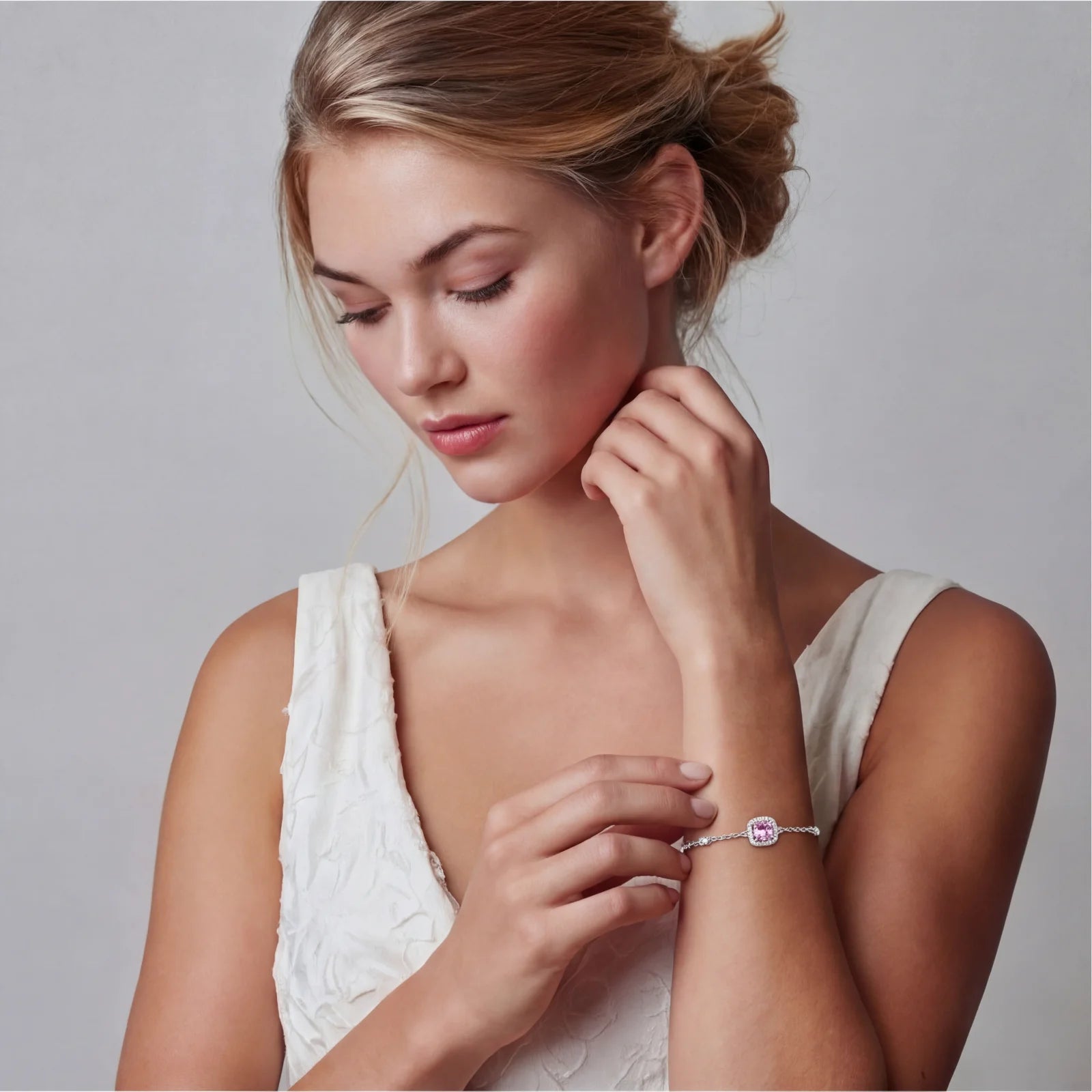 Blush Dreams Moissanite Bracelet