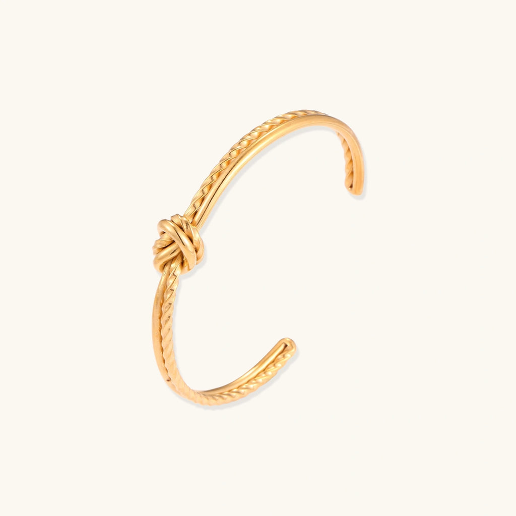 Golden Knot Cuff - HILO ROJO